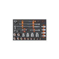 Beta M126 EVA foam inlegbak met dopsleutels en 3/4" toebehoren - 024500126 024500126 - thumbnail