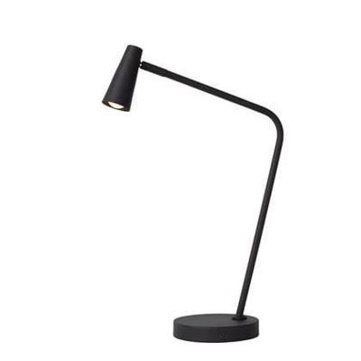 Lucide STIRLING - Oplaadbare Bureaulamp - Accu/Batterij - LED 3 StepDim - 1x3W 2700K - Zwart Lucide STIRLING - Oplaadbare Bureaulamp - Accu/Batterij - LED 3 StepDim - 1x3W 2700K - Zwart