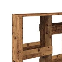Kamerscherm 100x33x135 cm bewerkt hout oud houtkleurig - thumbnail