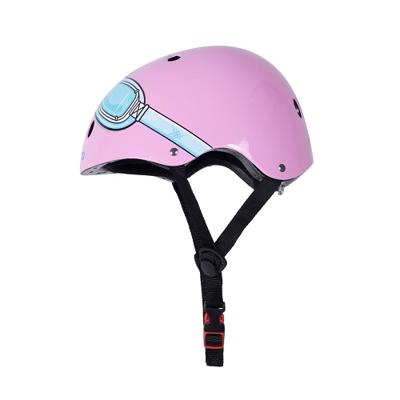 Kinder Fietshelm Pink Goggle Small (48 - 53 cm)