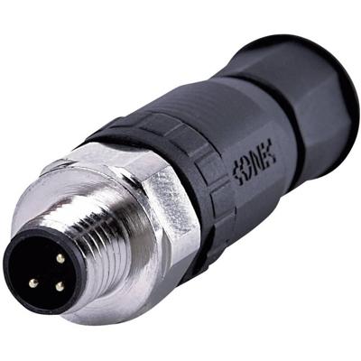Conec 42-00009 Sensor/actuator connector, niet geassembleerd M8 Aantal polen (sensoren): 3 Stekker, recht 1 stuk(s)