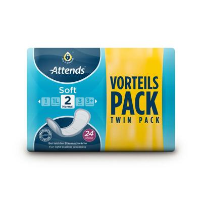 Attends Soft 2 Normal 24 Stuks Attends Soft 2 Normal 24 Stuks