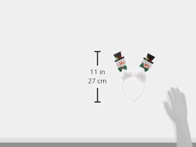 Amscan Haarband Sneeuwpoppen 26 Cm Wit One-size