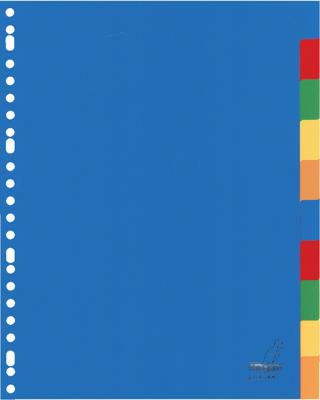 Tabbladen A4 23 rings kunststof