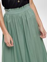 ONLY maxi rok ONLVENEDIG met plooien lichtgroen - thumbnail