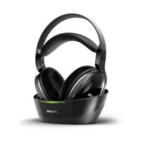 Philips Kabelloser TV Kopfhörer Over Ear SHD8850/12 Wireless HiFi Kopfhörer (Exzellenter Sound, Hi-Res Audio, 30 m Reichweite, Dockingstation, Velours-Ohrpolster) Schwarz - thumbnail