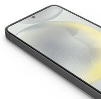Hama Beschermglas voor mobiele telefoon D3O voor Samsung Galaxy S25 Edge (displaybescherming, onbreekbaar, anti-vingerafdruk, glas voor mobiele telefoon met montagehulp, volledige bescherming 10H - thumbnail