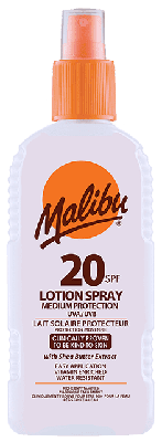 Malibu MALIBU 200ML SPF 20 LOTION SPRAY