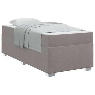 Bedframe Taupe 90 x 190 cm Stof