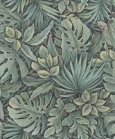 Noordwand Botanica Behang met grote bladeren 33304 - thumbnail