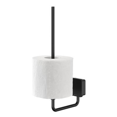 Reserve Toiletrolhouder Geesa Topaz Minimalistisch Mat Zwart Geesa Reserve Toiletrolhouder Geesa Topaz Minimalistisch Mat Zwart Geesa