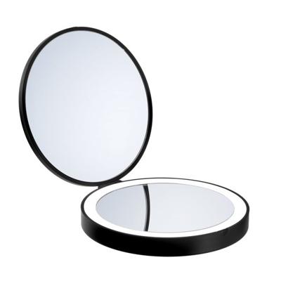 Smedbo Make Up Reis Vergrotende Spiegel Met Verlichting Diameter 12 cm ABS Zwart Smedbo Smedbo Make Up Reis Vergrotende Spiegel Met Verlichting Diameter 12 cm ABS Zwart Smedbo