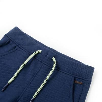 Kindershorts met trekkoord 128 donkerblauw - thumbnail