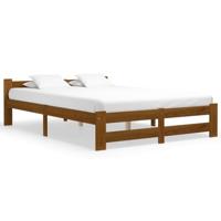 Bedframe massief grenenhout honingbruin 140x200 cm - thumbnail
