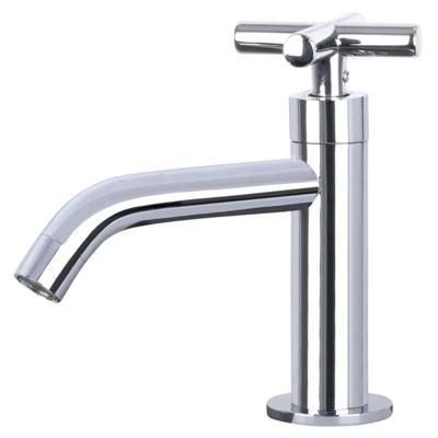 Differnz Differnz koudwaterkraan gebogen kruis - chroom Differnz Differnz koudwaterkraan gebogen kruis - chroom