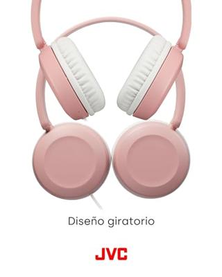 JVC HA-S31M Hoofdtelefoon en microfoon, binaural, hoofdband, roze, hoofdtelefoon en microfoons (bekabeld, hoofdband, binaural, over-ear, 10-26000 Hz, roze)
