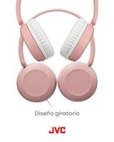 JVC HA-S31M Hoofdtelefoon en microfoon, binaural, hoofdband, roze, hoofdtelefoon en microfoons (bekabeld, hoofdband, binaural, over-ear, 10-26000 Hz, roze) - thumbnail