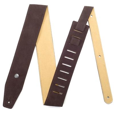 Dunlop BMF-S02 Suede Strap Mahogany