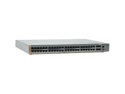 AT-x510-52GPX-50 | 48-port 10/100/1000T PoE+, 4 SFP+ ports, stackable, Dual fixed PSU