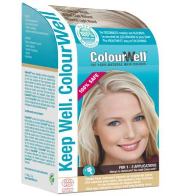 Colourwell 100% Natuurlijke haarkleur licht natuur blond 100 Gram Colourwell 100% Natuurlijke haarkleur licht natuur blond 100 Gram