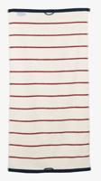 Carl Ross Carl Ross Saunahanddoek 17300 Offwhite/Deep Red 70x200 - thumbnail