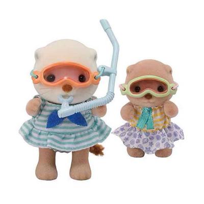 Sylvanian Families 5804 zeeotter zussen splashy snorkel set Sylvanian Families 5804 zeeotter zussen splashy snorkel set