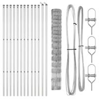 Weidehekwerk Zilver 100 x 0.8 m Gegalvaniseerd staal - thumbnail