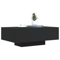 Salontafel met LED-verlichting 85x55x31 cm zwart - thumbnail