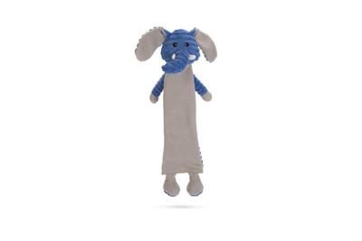 Beeztees flatino olifant ajan - hondenspeelgoed - pluche - blauw/grijs - 41x22x10 cm Beeztees flatino olifant ajan - hondenspeelgoed - pluche - blauw/grijs - 41x22x10 cm