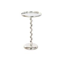 Bijzettafel Home ESPRIT Zilverkleurig 35 x 35 x 61 cm - thumbnail