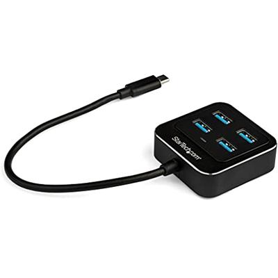 StarTech.com USB-C Hub 4 Port - USB Type-C/USB 3.1 Gen 2 Hub (10 Gbps) - Bus aangedreven - USB Type-C verdeler - Thunderbolt 3 USB-hub