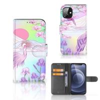 Apple iPhone 12 Mini | Telefoonhoesje | Met pasjeshouder | Bird - thumbnail