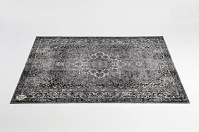 DRUMnBASE VP185-GRY Vintage Persian Grey drum/stage mat 185 x 160 cm