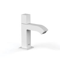 Fonteinkraan Tres Cuadro Exclusive Vierkant 1 Waterleiding of Voormengsysteem Mat Wit Tres - thumbnail