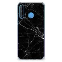 Huawei P30 Lite Anti-Shock Hoesje Marmer Zwart - Origineel Cadeau Vader - thumbnail