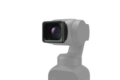 DJI Pocket 2 Wide-Angle Lens - Equivalente brandpuntsafstand neemt toe tot 15 mm, waardoor er meer in het frame wordt opgenomen, het magnetische ontwerp vereenvoudigt de montage en het losmaken