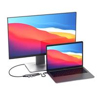 SATECHI USB-C Hub Slank Multipoort Adapter V2 Met 60W USB-C PD, 4K HDMI (60Hz), Micro/SD Kaartlezers, USB 3.0 - Voor M2/ M1 Macbook Pro/Air, M2/ M1 iPad Pro/Air, M2 Mac Mini, iMac M1 (Spacegrijs) - thumbnail