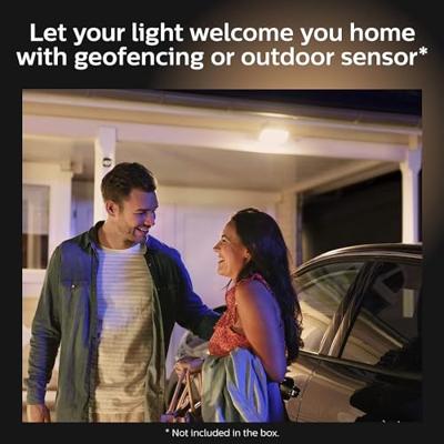 Philips Hue LED-schijnwerper voor buiten 871951438276300 Hue White Welcome Flutlicht schwarz 2300lm LED vast ingebouwd 20.5 W Warmwit - thumbnail