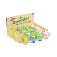 Springtime Lente Eend Hoogstuiterende LED Flitsende Stuiterbal - thumbnail