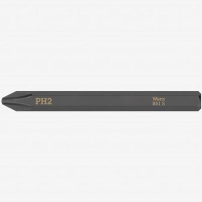 Wera 851 S Phillips kruiskopbits voor slagschroevendraaier, PH 2 x 70 mm - 05018161001