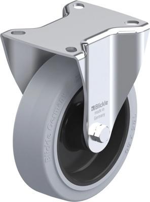 Blickle B-POEV 125R-SG Bokwiel Wieldiameter: 125 mm Draagvermogen (max.): 250 kg 1 stuk(s)