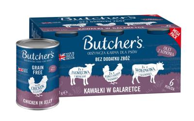 BUTCHER'S Original Mega pack mix pieces in jelly - nat hondenvoer - 6 x 400g