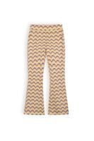 NoBell Meisjes flair broek wave AOP - Sasay - Lemoncurd - thumbnail