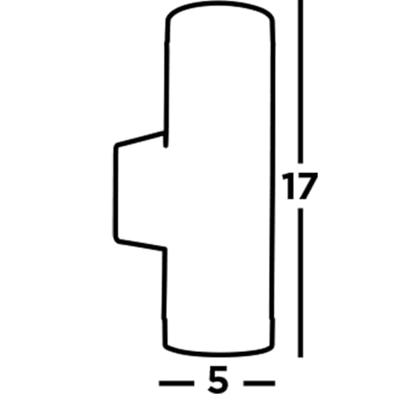 Searchlight Led muurspotLED Outdoor - 2100SN