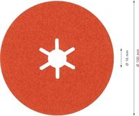 Bosch Accessoires Expert R782 keramische prisma-fiberschijf 100 mm, 16 mm K60 - 1 stuk(s) - 2608621817 - thumbnail