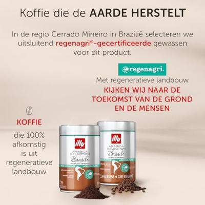 illy Brasile Cerrado Mineiro - gemalen 250 GR