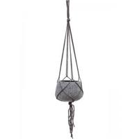 Stone Eco-line hangpot 20x15 cm grijs - thumbnail