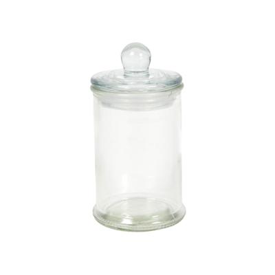 Voorraadpot glas knop Ø6x11cm