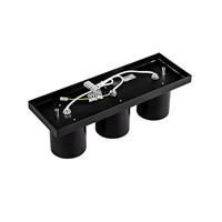 QAZQA Moderne plafondspot zwart 3-lichts - Tubo - thumbnail