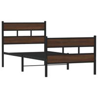 Bedframe met hoofdbord en voetbord zonder matras 107x203 cm - thumbnail